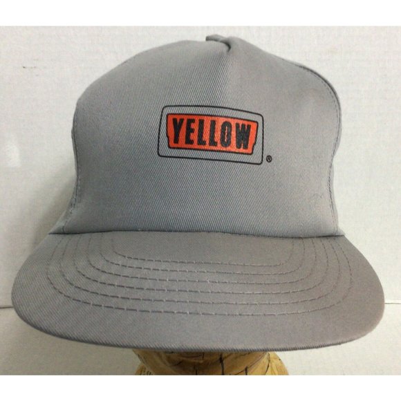 Vintage Stylemaster Trucker Grey Hat “yellow” USA - Picture 1 of 5